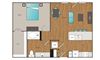 Main Street Flats 1x1 L Floor Plan Main Street Flats 1x1 L Floor Plan